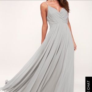 Lulus Dress - All About Love Grey